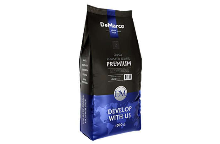 Кофе в зернах DeMarco Fresh Roasted Beans "PREMIUM"